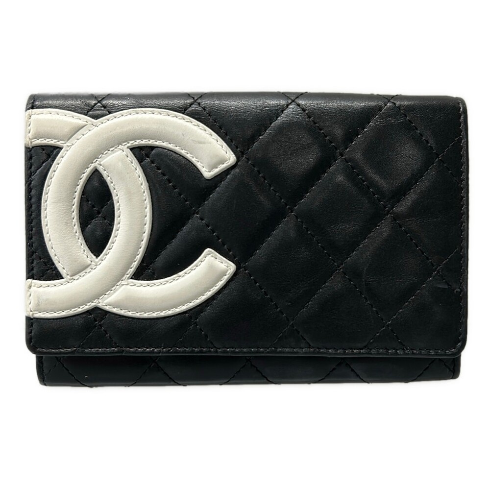 Chanel Cambon Line Black White Lambskin #334484C58B